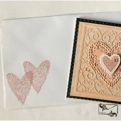 3D Muttertagskarte Valentinstagskarte Liebeskarte gefertigt in Handarbeit mit Stampin'Up Material u.a.