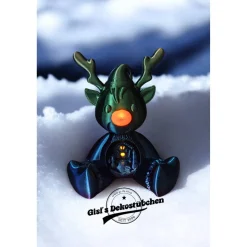 3D Rudolf mit der roten Nase