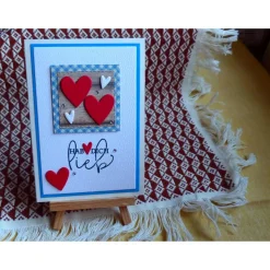 3D Valentinstagkarte,Liebe,Herzen