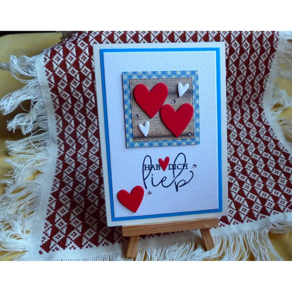 3D Valentinstagkarte,Liebe,Herzen