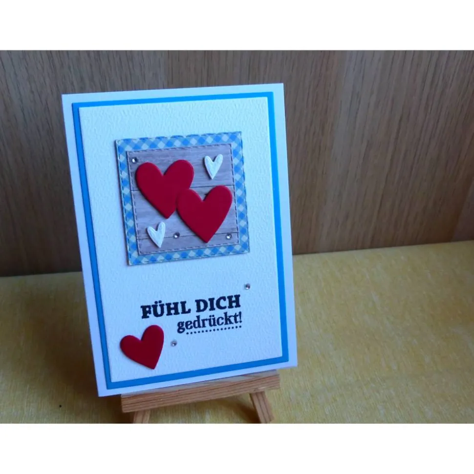 3D Valentinstagkarte,Liebe,Herzen