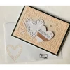 3D Valentinstagskarte Liebeskarte gefertigt in Handarbeit mit Stampin'Up Material u.a.