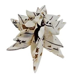 3D Weihnachtsbaum, Dekobaum, Weihnachtsdekoration im Norweger Muster