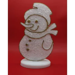 3D Weihnachtsdekoration Schneemann aus Resin Epoxidharz in diversen Varianten handgefertigt