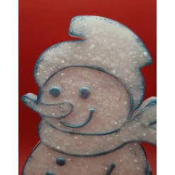3D Weihnachtsdekoration Schneemann aus Resin Epoxidharz in diversen Varianten handgefertigt