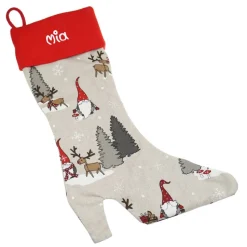 Damenstiefel Nikolausstiefel Wichtel mit Namen  - Nikolaussocke personalisiert Geschenk zum Nikolaus Advent Weihnachten