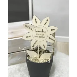 Danke, dass du uns beim Wachsen geholfen hast | Abschiedsgeschenk | Geschenk Erzieherin Tagesmutter | Kindergarten | Gru