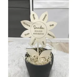 Danke, dass du uns beim Wachsen geholfen hast | Abschiedsgeschenk | Geschenk Erzieherin Tagesmutter | Kindergarten | Gru