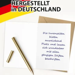 Danke Karte für Mama | Hochwertige Klappkarte mit Umschlag | Liebevolle Botschaft für Muttertag & Geburtstag
