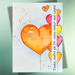 Danke, wollte ich schon immer mal sagen - Postkarte | Danke | Muttertag | jederzeit