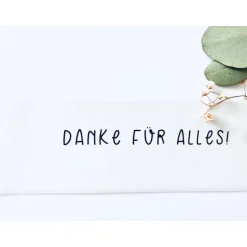 Dankeskarte/ Danke für alles / Flaschenpost