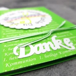 Danksagungskarte Kommunion - Du bist ein Ton in Gottes Melodie