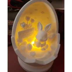 3D-Druck Osterlicht „Frohe Ostern“ – Magische LED Oster-Lampe