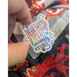 Dear Santa |  Aufkleber für Journal, Laptop, Handy