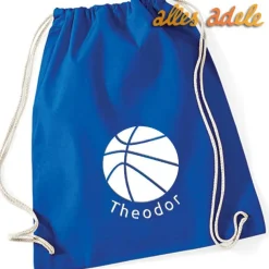 Dein Turnbeutel mit sportlichem Wunschmotiv und Namen
