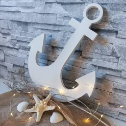 Deko Anker, Anker aus Raysin, Anker Deko, Anker Geschenk, Anker Hochzeit, Anker Raysin, Anker weiß, Maritim Deko, Anker