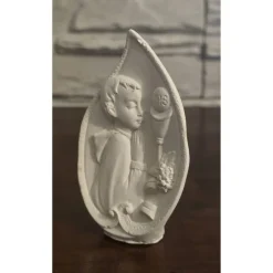 Deko Figur - Kommunion "Junge" - Creme -