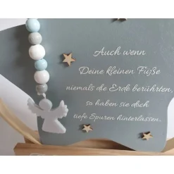 Deko für Sternenkinder | Holzstern für Sternenkind | Erinnerung an verstorbenes Kind | Andenken Fehlgeburt