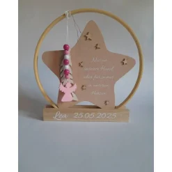 Deko für Sternenkinder | Holzstern für Sternenkind | Erinnerung an verstorbenes Kind | Andenken Fehlgeburt