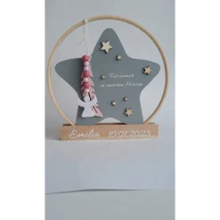 Deko für Sternenkinder | Holzstern für Sternenkind | Erinnerung an verstorbenes Kind | Andenken Fehlgeburt