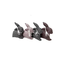 Deko Hasen im 4er Set, Oster Deko