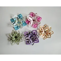 Dekoblumen Tischdeko mit Strassteinen