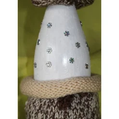 Dekofigur MURPHY Wichtel Upcycling Flasche Flaschenkunst Dekoration Collage Nikolausgeschenk Weihnachtsdeko Geldgeschenk