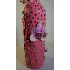 Dekoflasche Geldgeschenk BEAUTY QUEEN Upcycling Flasche Geschenk Frauengeschenk zu Weihnachten Geburtstag Valentinstag M