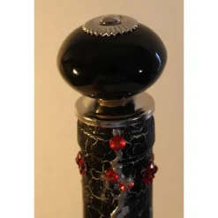 Dekoflasche RUBINROT Upcycling Flasche Geschenk Frauengeschenk zu Geburtstag Valentinstag Muttertag Geldgeschenk