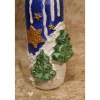 Dekoflasche WINTERLANDSCHAFT Upcycling bemalte Glasflasche Geschenk Winterdeko Wohndeko Weihnachtsdeko