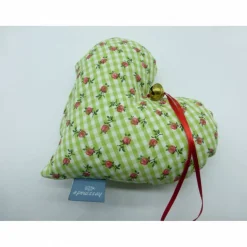 Dekoherz 'Ruth' aus Trachtenstoff mit Rosenknospen