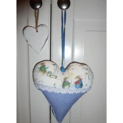 Dekoherz, Weihnachtsdeko, Adventsdekoration, Herz, Wintermäuse, Wintertraum, Unikat