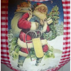 Dekoherz 'Weihnachtsmann', Tür/Fenster/Baumschmuck, Unikat