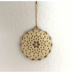 Dekohänger 2er Set für Weihnachten aus Holz von Hobbyhaus