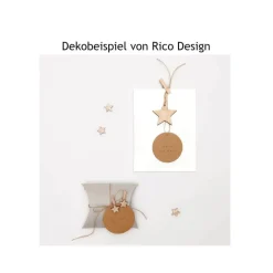 Dekohänger Stern 3 Stück natur