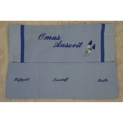 Dekokissen, Sofakissen, Namenskissen, Kuschelkissen mit Aufbewahrung, bestickt, personalisiert