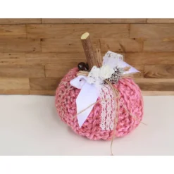 Dekokürbis gehäkelt Wohndekoration Herbstdeko Tischdeko