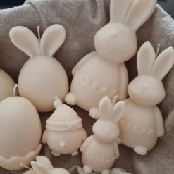 Dekoration für Ostern I Ostern Kerzen I Hasen Kerze I Osterei I Ostertisch I Geschenk I Sojawachs I Handgefertigt