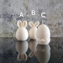 Dekoration für Ostern I Ostern Kerzen I Hasen Kerze I Osterei I Ostertisch I Geschenk I Sojawachs I Handgefertigt