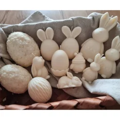 Dekoration für Ostern I Ostern Kerzen I Hasen Kerze I Osterei I Ostertisch I Geschenk I Sojawachs I Handgefertigt