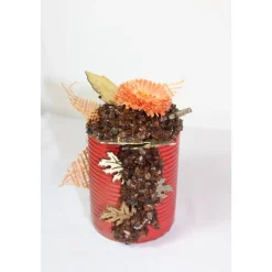 Dekoration GOLDBLÄTTCHEN Betonobjekt Dose Raumdekoration Tischdekoration Briefbeschwerer