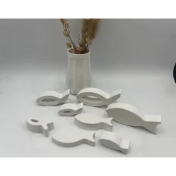 Dekoration zur Taufe , Konfirmation, Firmung, Kommunion , Fische zur Dekoration , Tisch Dekoration , Raysin 200 ,