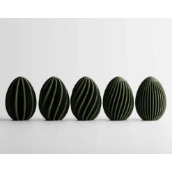 Dekorative Ostereier | Moderne Osteranhänger Ei | Minimalistische Frühlingsdeko | Osterstrauch Anhänger | Osterdeko