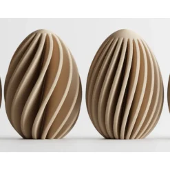 Dekorative Ostereier | Moderne Osteranhänger Ei | Minimalistische Frühlingsdeko | Osterstrauch Anhänger | Osterdeko