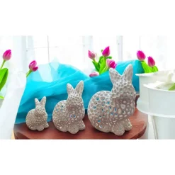 Dekorative Osterhasen aus umweltfreundlichem 3D-Druck – PLA, verschiedene Größen & Farben