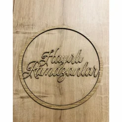 Dekoring „Hayirli Ramazanlar“ verschiedene Farben und Größen (OHNE Trockenblumen)