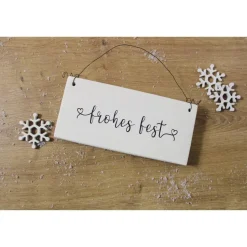 Dekoschild "frohes fest" zum Aufhängen aus der Manufaktur Karla