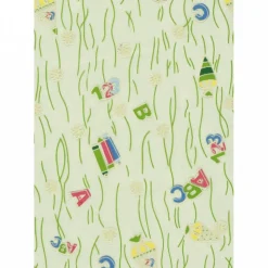 Deko-Stoff Schule Lindgrün