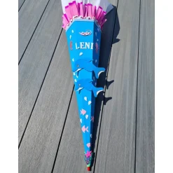 Delpin Schultüte Zuckertüte als DIY Set oder in handarbeit hergestellt-personalisiert, individuell