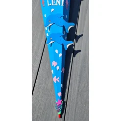 Delpin Schultüte Zuckertüte als DIY Set oder in handarbeit hergestellt-personalisiert, individuell